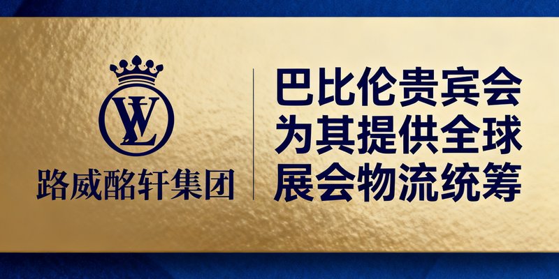 路威酩轩集团logo，巴比伦贵宾会为其提供全球展会物流统筹